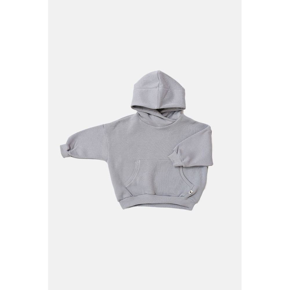 Warm Hoodie Gray Wide Booso mamokup.pl